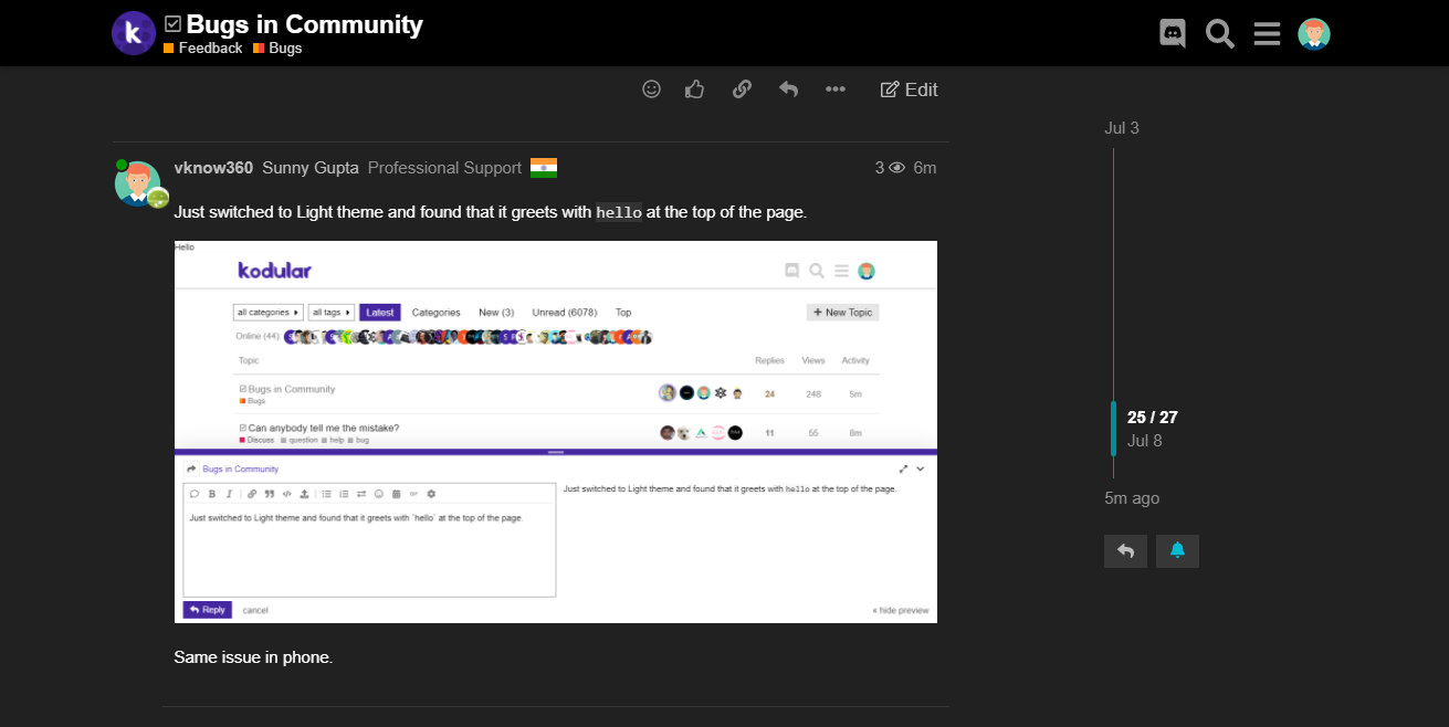 Bugs in Community - Page 2 - Bugs - Kodular Community