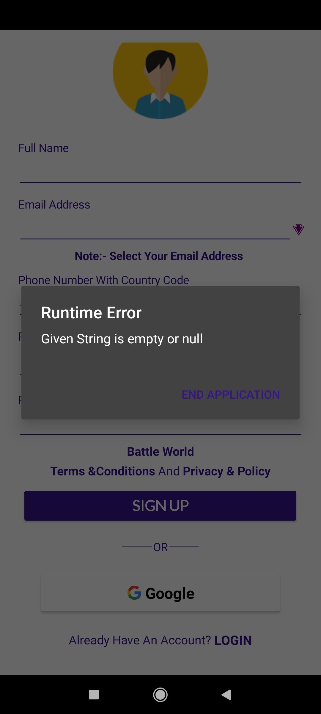 Given string is empty or null problem - Discuss - Kodular Community