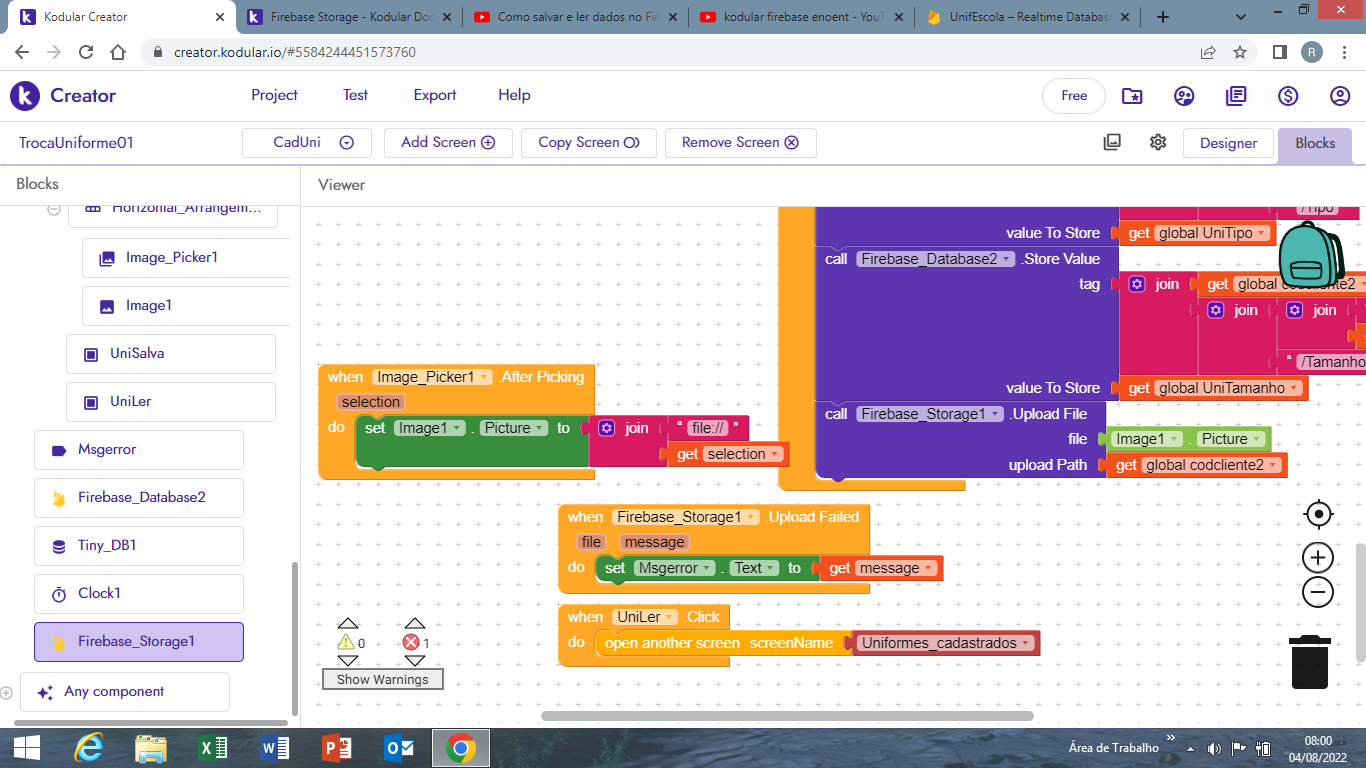 Error - Enoent - Firebase Storage - Discuss - Kodular Community
