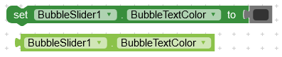 bubble text color