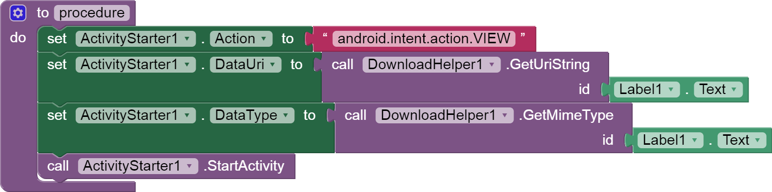 Cant open file with download helper extension - Discuss - Kodular Community