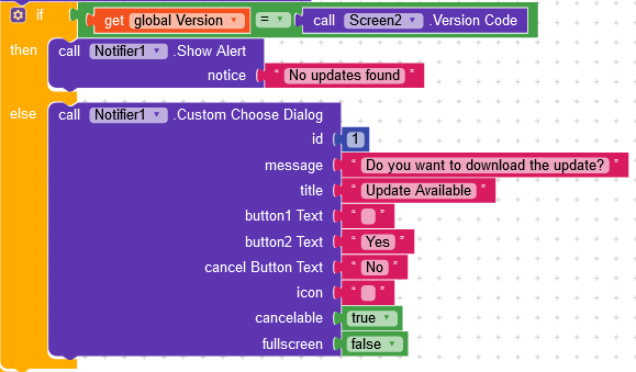 How to add update system - Page 4 - Guides - Kodular Community