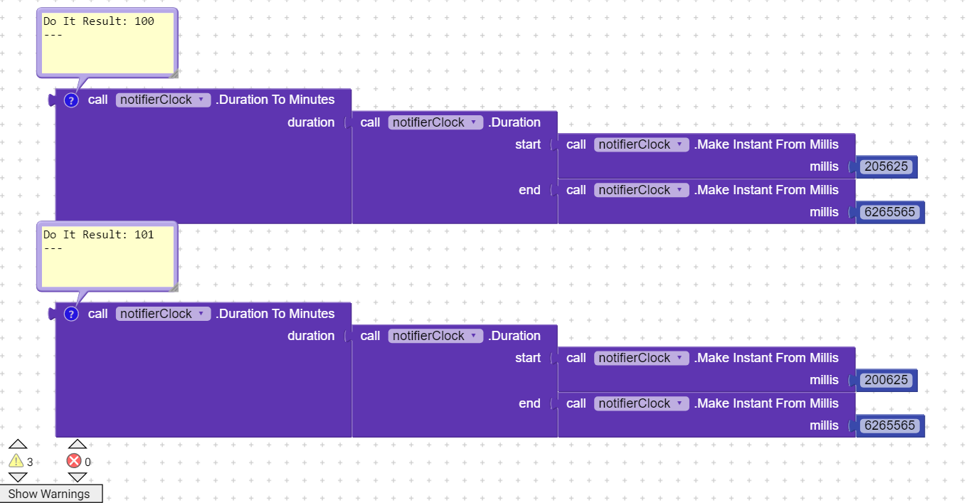 Duration to Minutes rounding - Discuss - Kodular Community