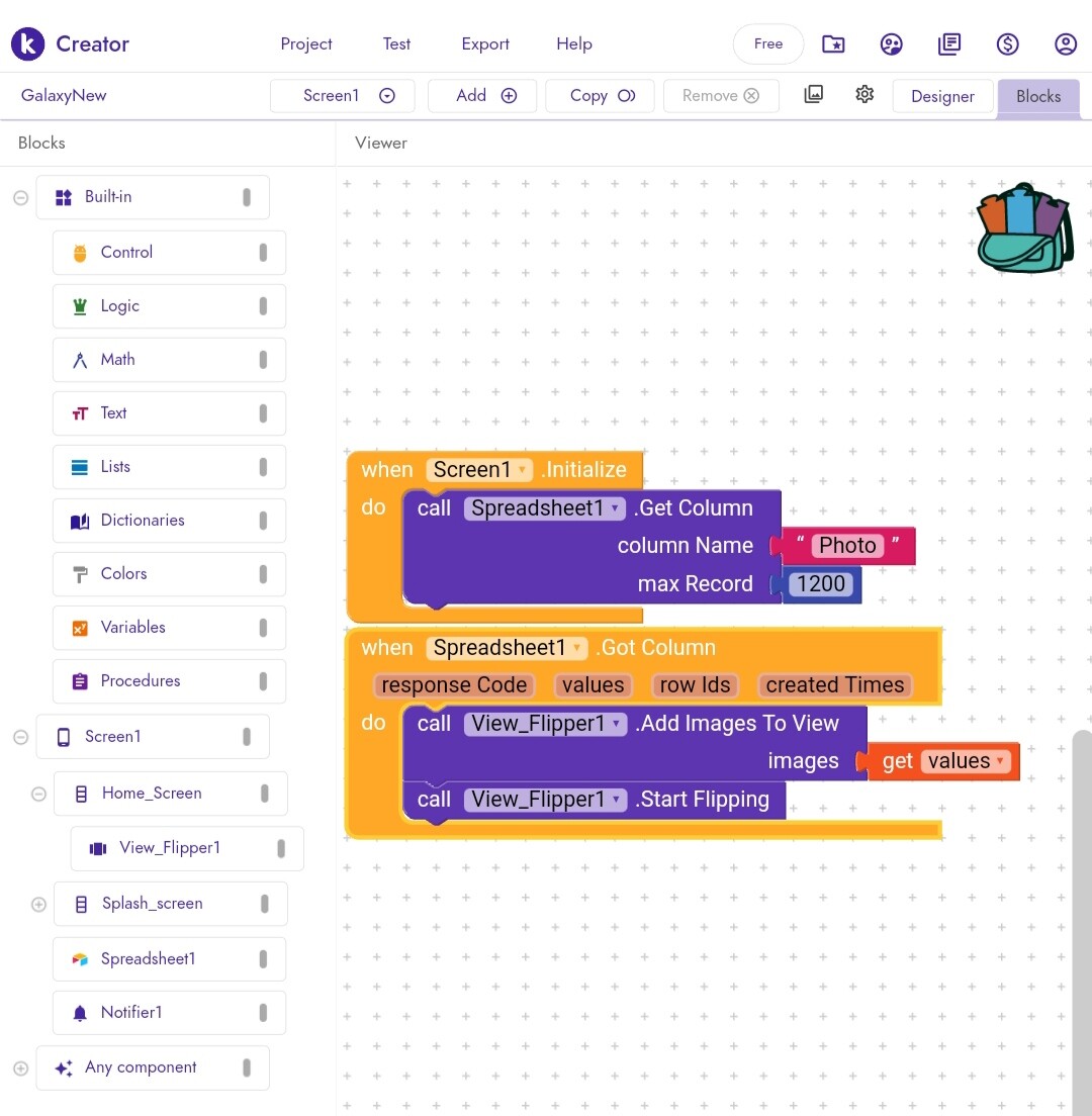 View flipper is not working - Discuss - Kodular Community