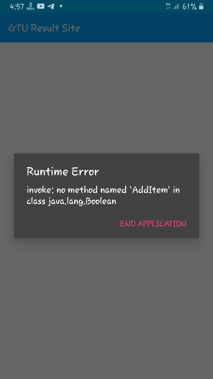 Getting run time error - Discuss - Kodular Community