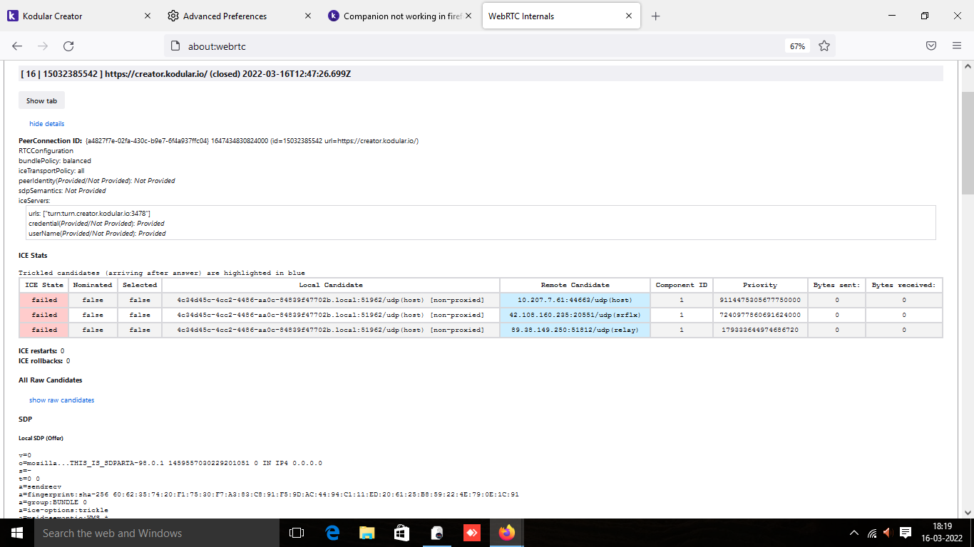 Companion not working in firefox - Discuss - Kodular Community