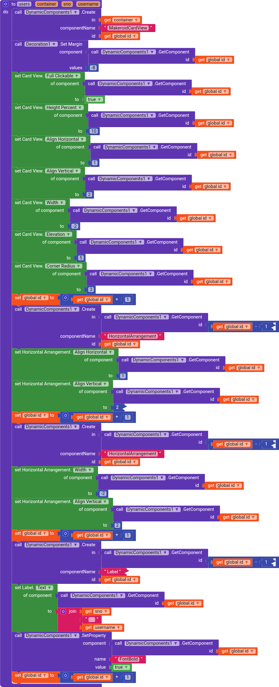 Search in dynamic cardview - Discuss - Kodular Community