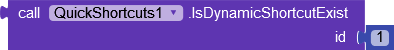 IsDynamicShortcutExist