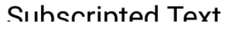 Subscript