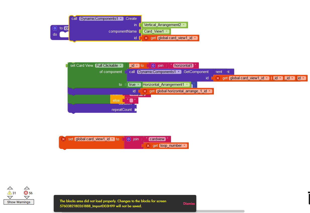 I am getting a error - Discuss - Kodular Community