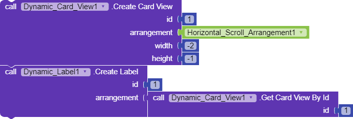 I cant add text lable on dynamic card view - Discuss - Kodular Community