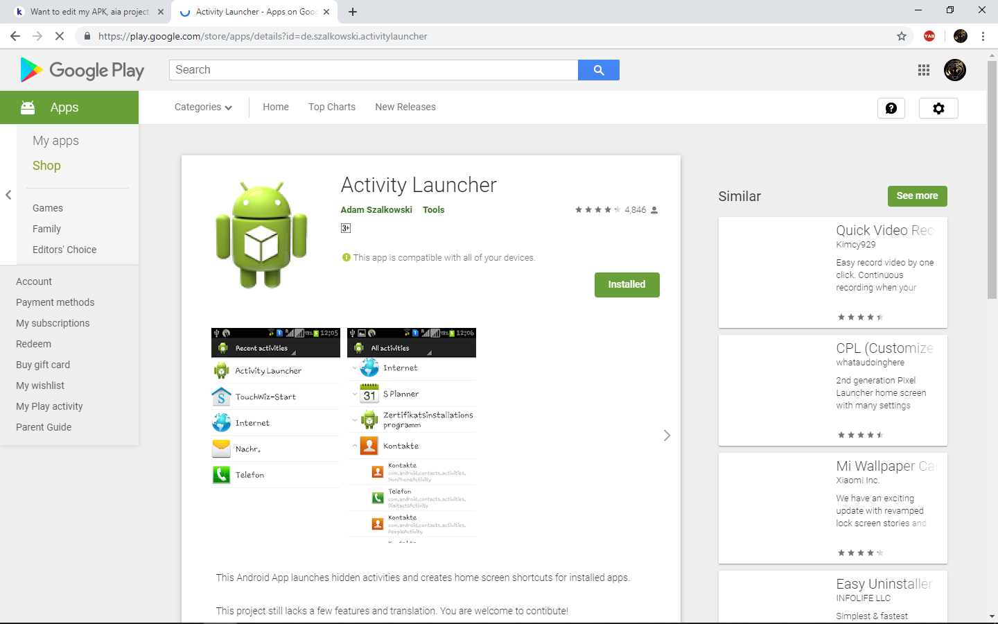 Want to edit my APK, aia project lost - Discuss - Kodular Community