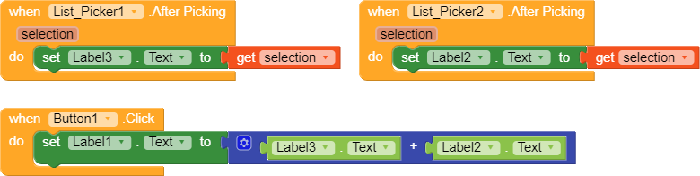 How can I do a sum with two list selectors? - Discuss - Kodular Community