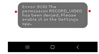 Error 908 it is possible not to display it? - Discuss - Kodular Community