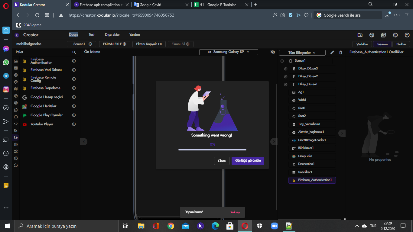 Firebase apk compilation error, (another) firebase config file error ...