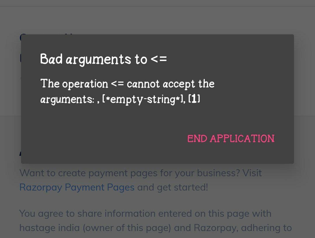 EMPTY string error - Discuss - Kodular Community