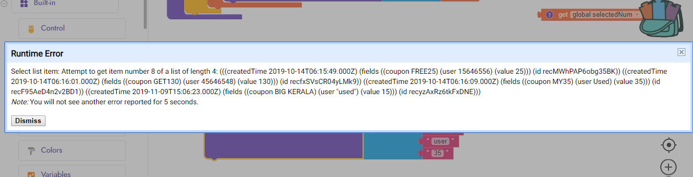 Airtable update error after successful update! - Discuss - Kodular ...