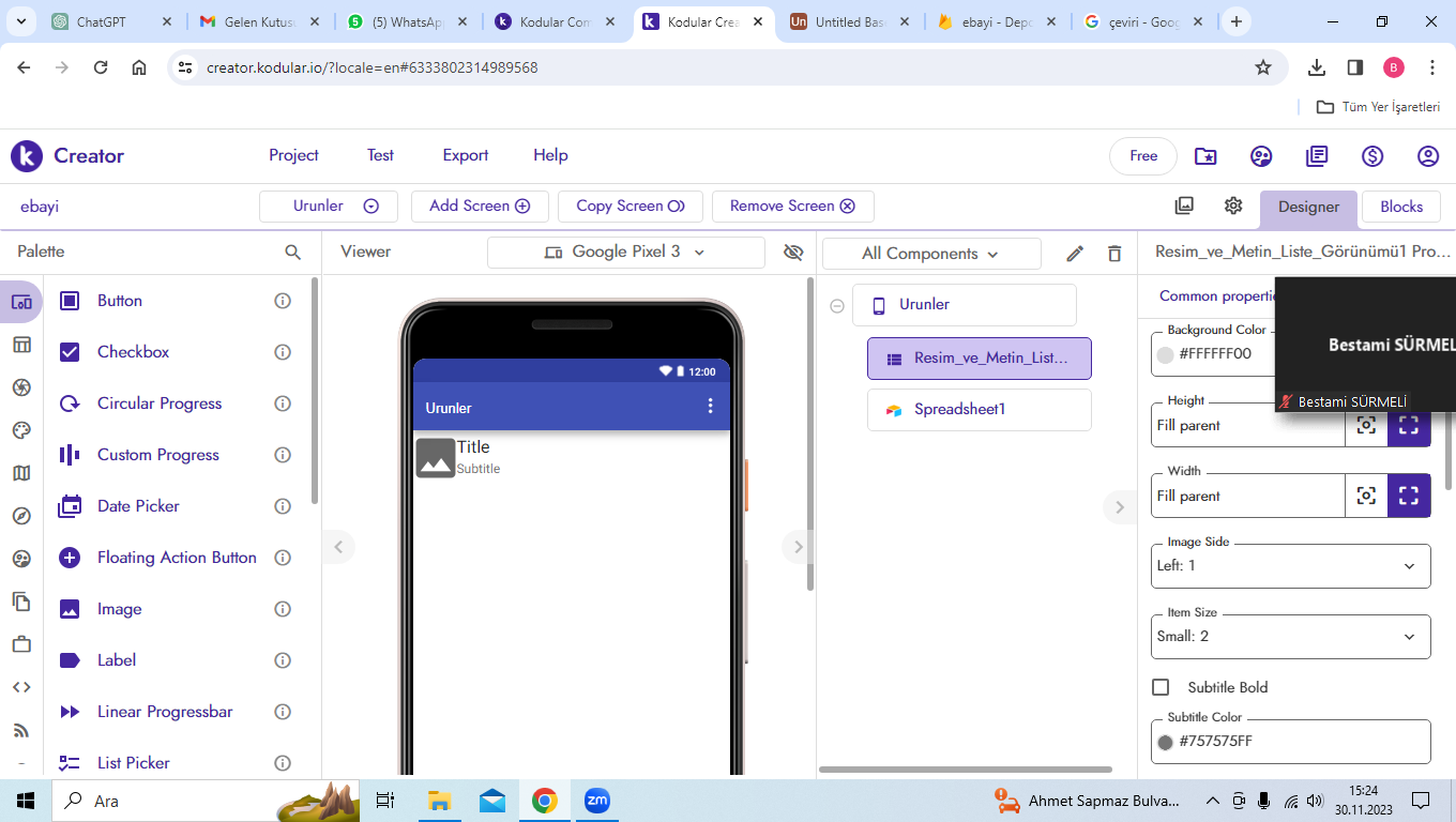 Can't add home screen image using list view - Discuss - Kodular Community