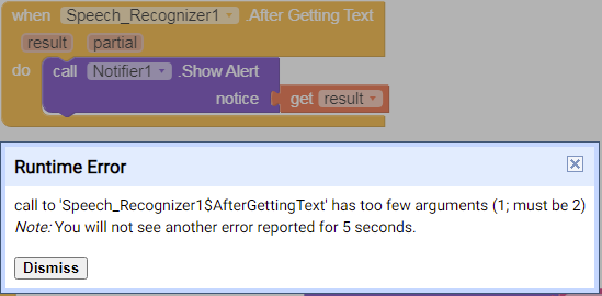 Error inserting After_Getting_Text event - Discuss - Kodular Community