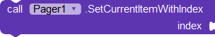 Set Current Item With Index