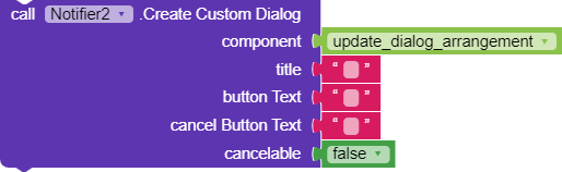 How to create update dialog - Discuss - Kodular Community