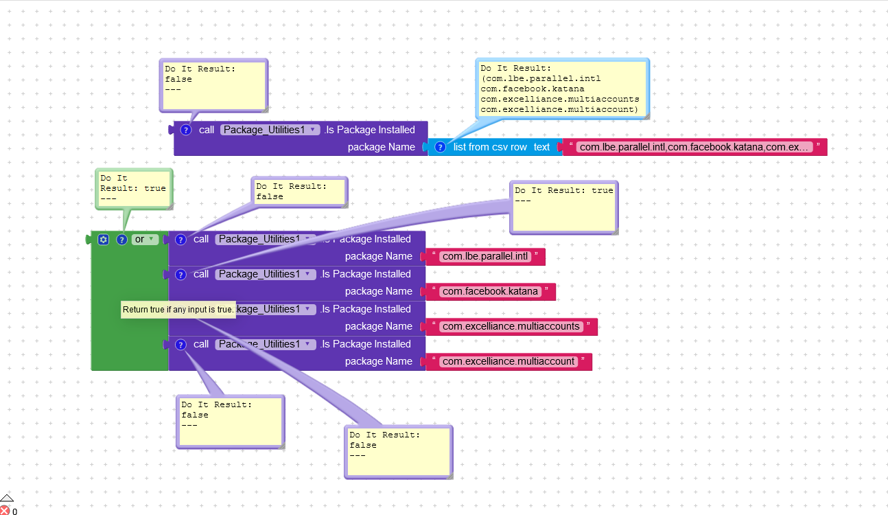 How to Check a list of package name - Discuss - Kodular Community