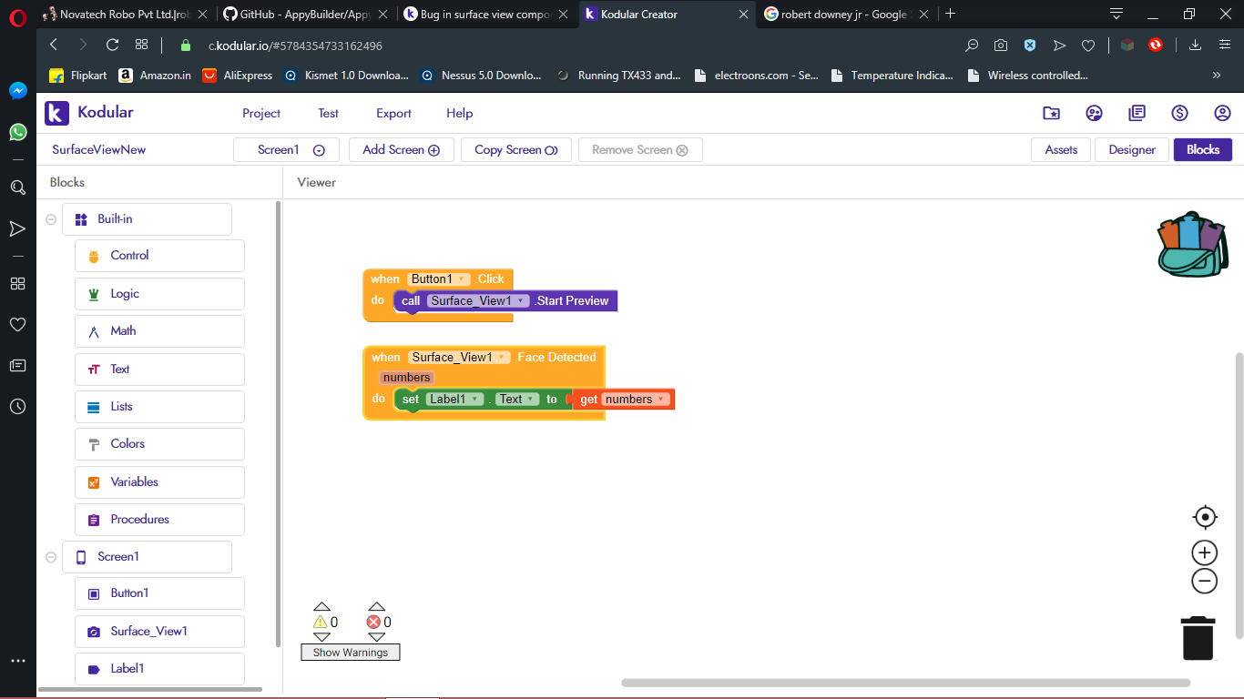 Bug in surface view component - Bugs - Kodular Community