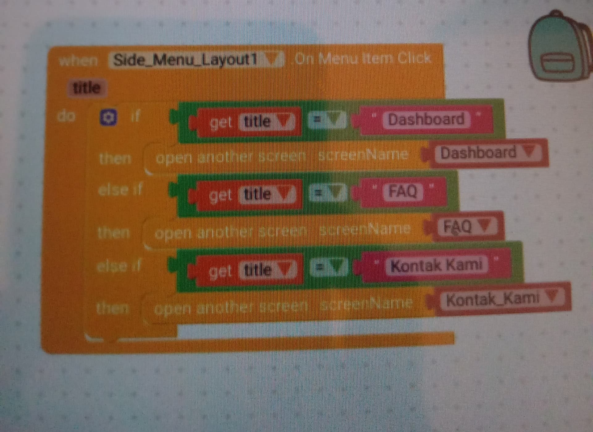 Side menu can't be clicked - Discuss - Kodular Community