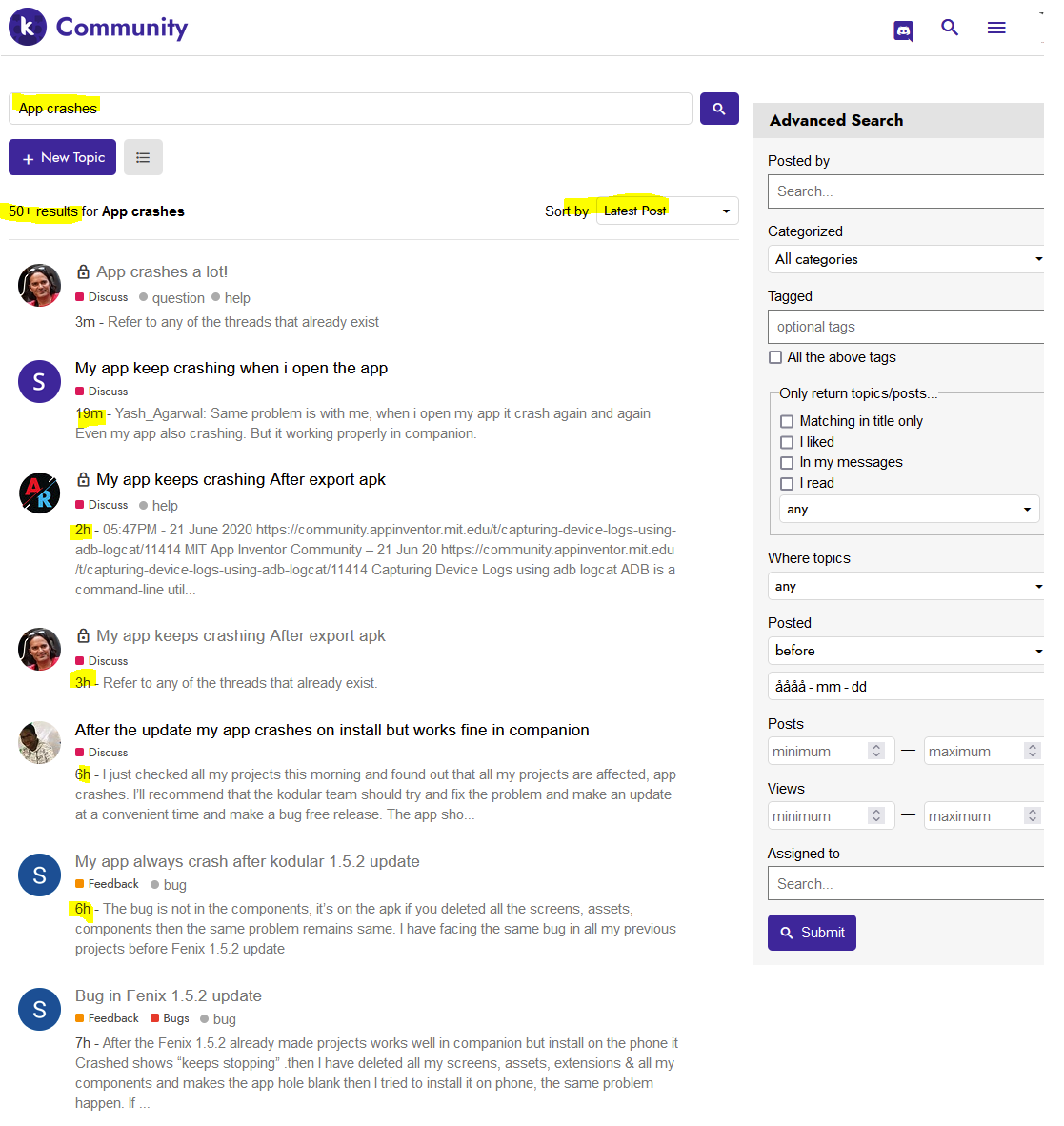 App crashes a lot! - Discuss - Kodular Community