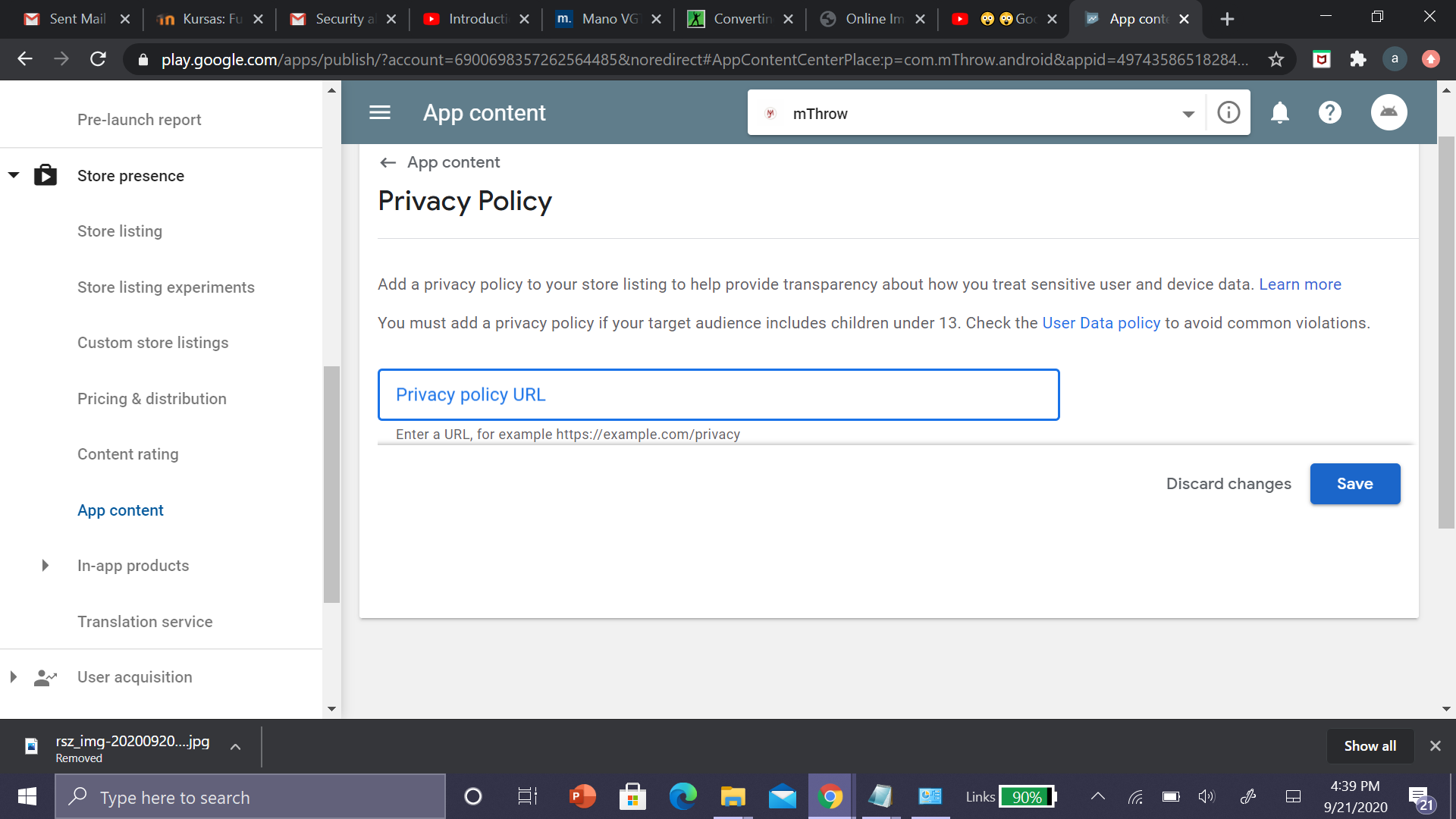 Google playstore rejected the app - Discuss - Kodular Community