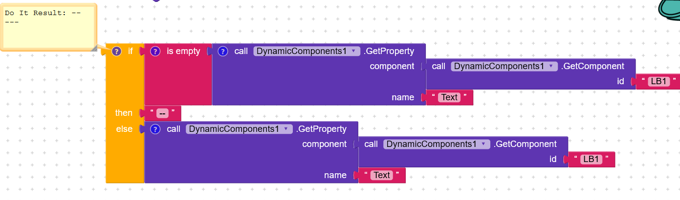 Problem with dynamic component type Label - Discuss - Kodular Community