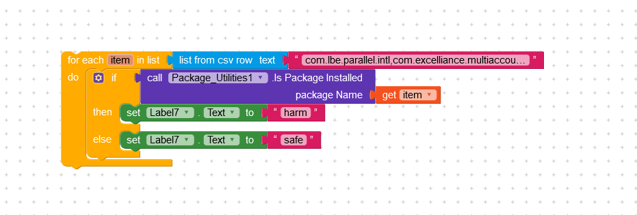 How to Check a list of package name - Discuss - Kodular Community