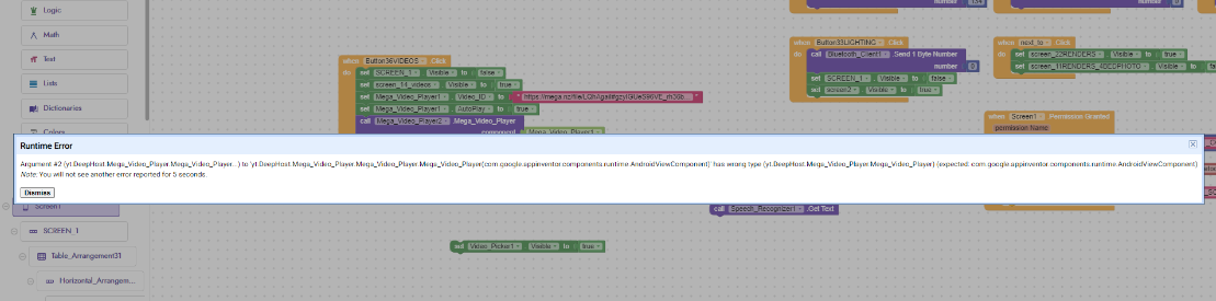 Error video player - Discuss - Kodular Community