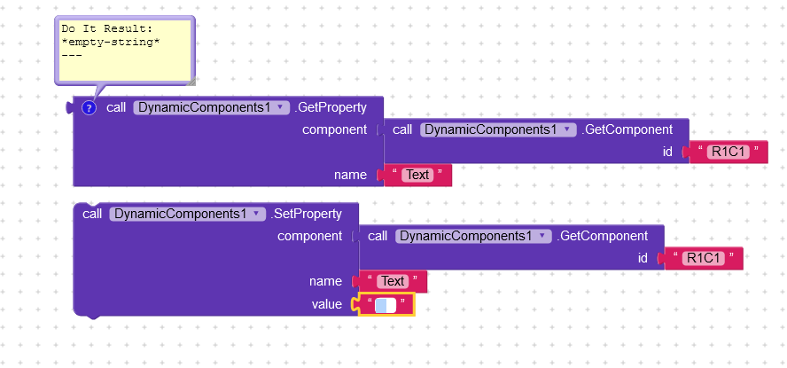 Problem with dynamic component type Label - Discuss - Kodular Community