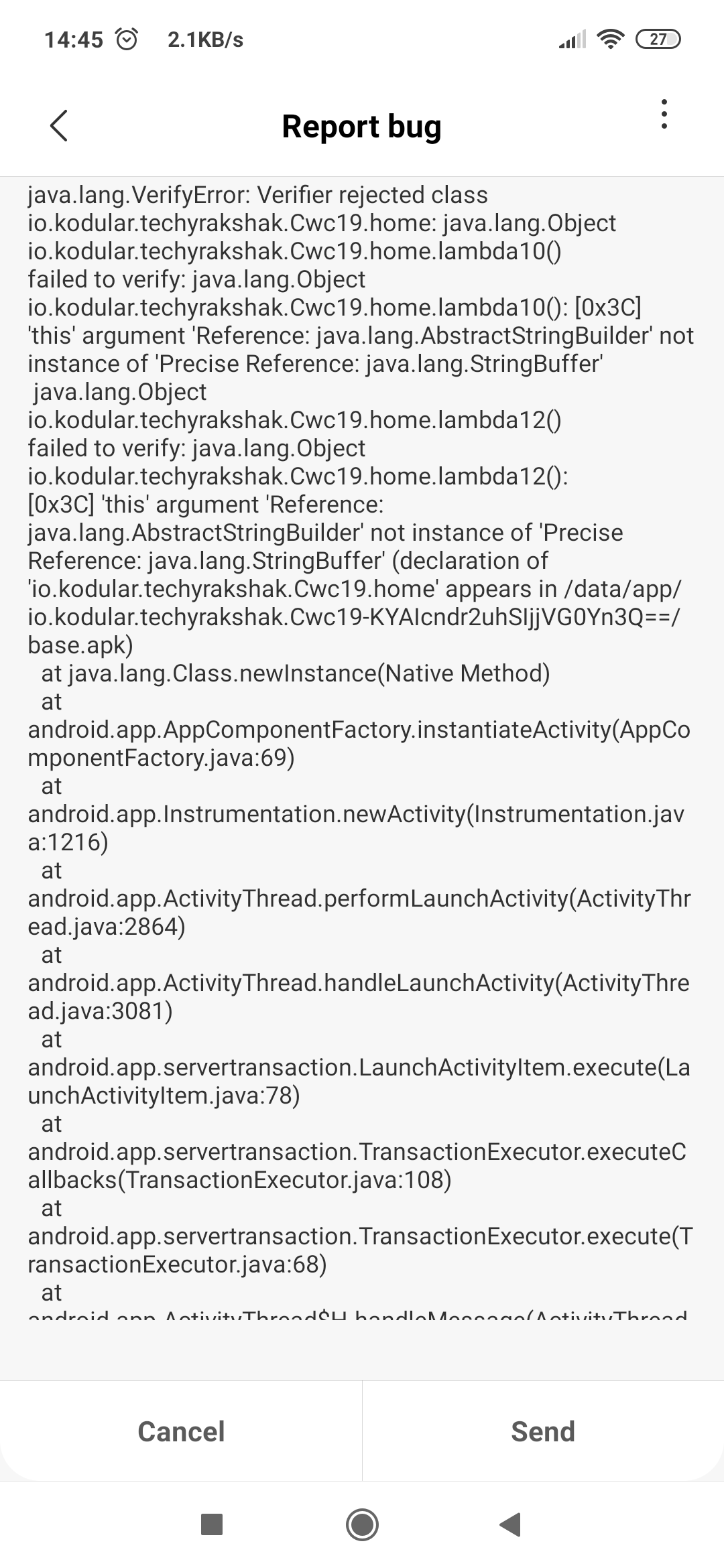 App Crashing - Doesn't Open - Discuss - Kodular Community