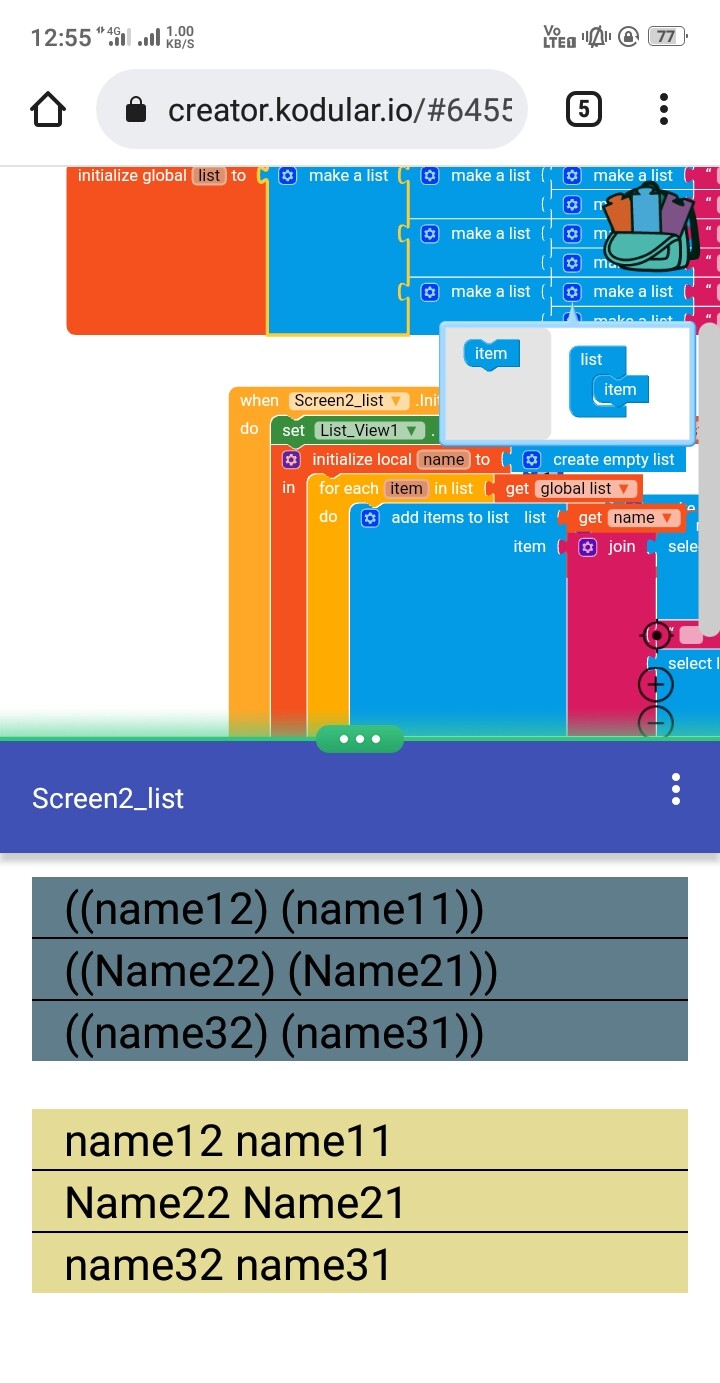 How to delete brackets in a listview - Discuss - Kodular Community