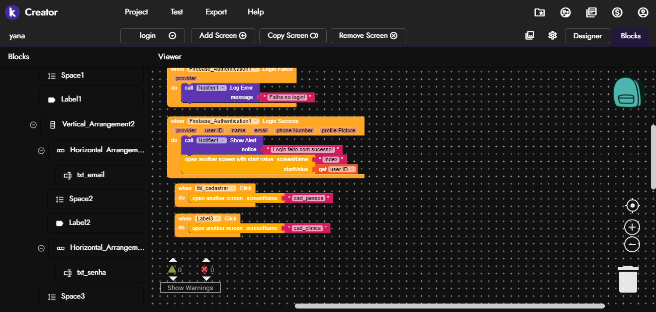 Open another screen not work - Discuss - Kodular Community