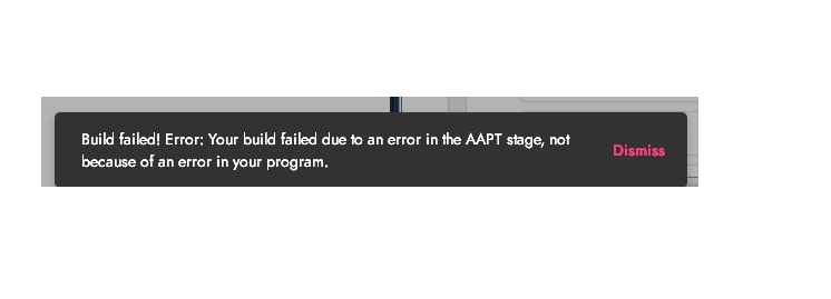 Build failed help! - Discuss - Kodular Community