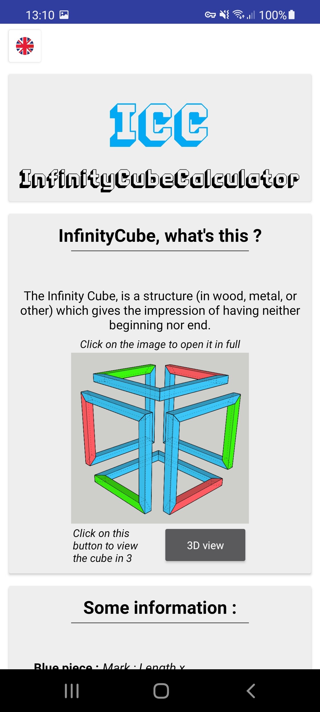 Infinity Cube Calculator ! (free app) - Koded Apps - Kodular Community