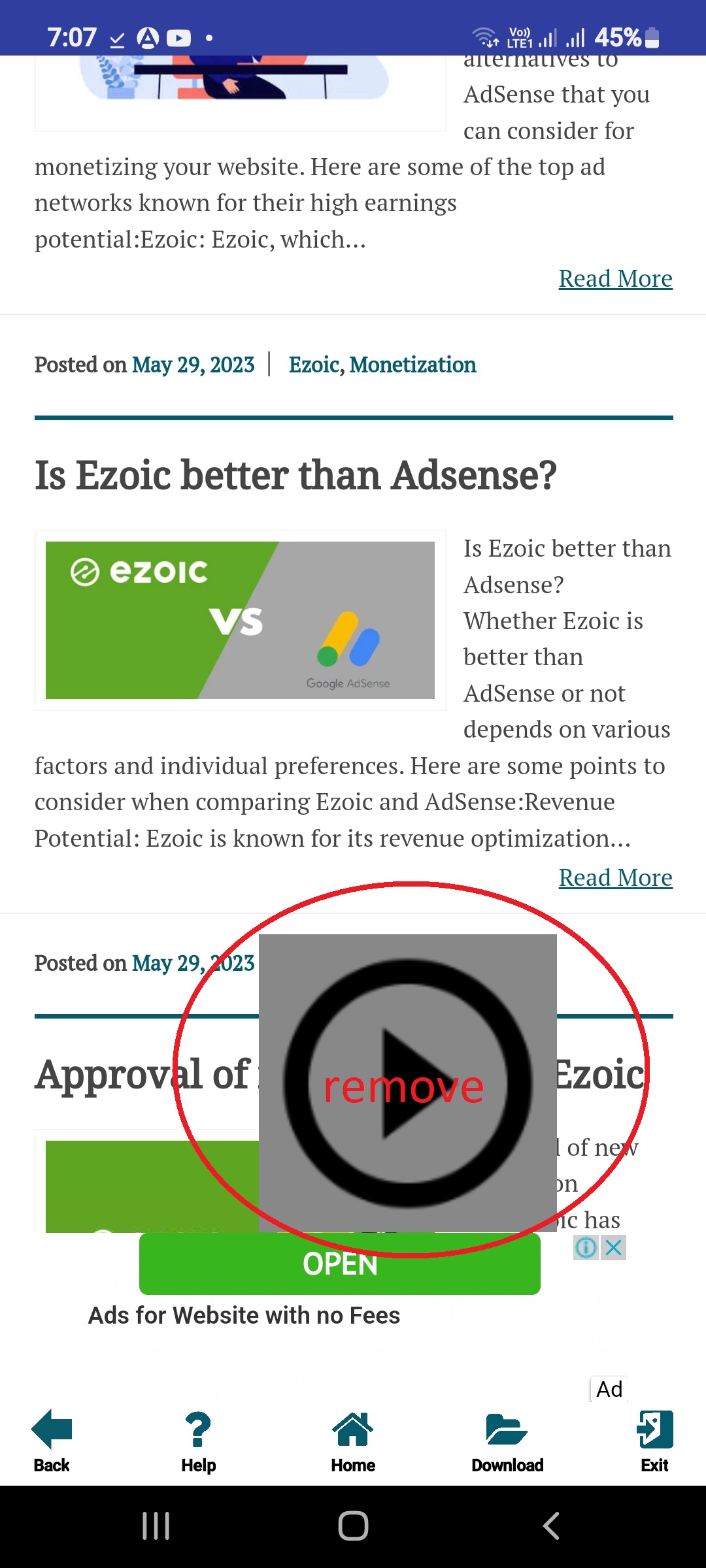 Unwanted video ad is showing in my app - Discuss - Kodular Community