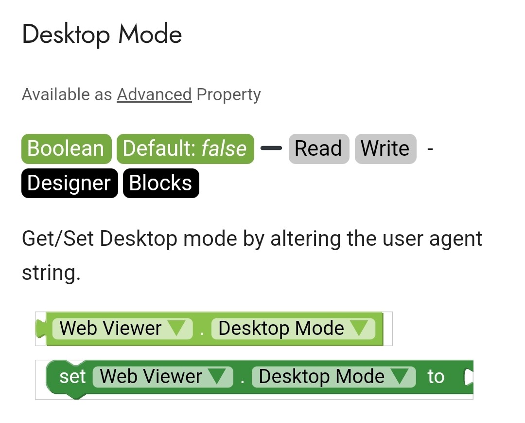 How to open a website in app in desktop mode - Discuss - Kodular Community