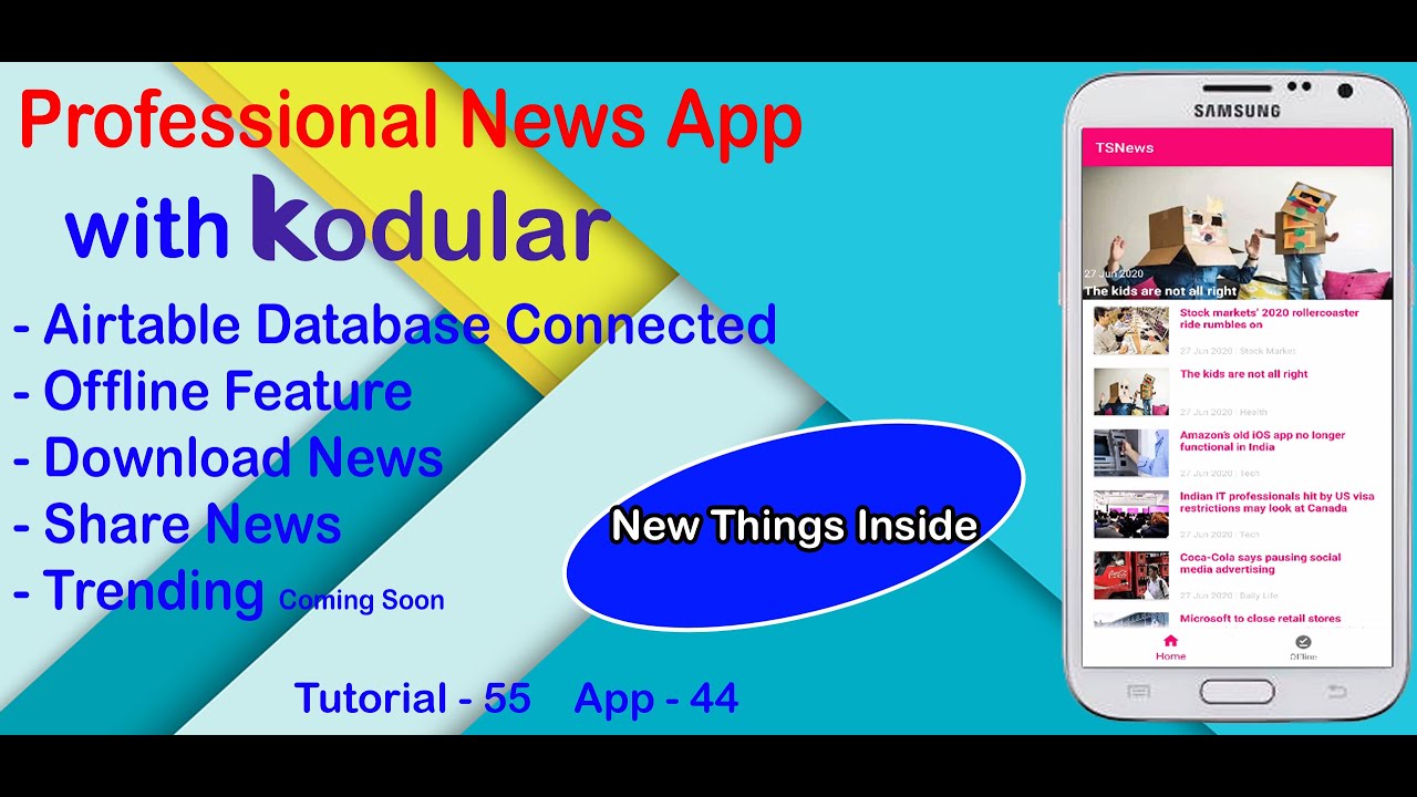 How can i create a app like Inshorts? - Discuss - Kodular Community