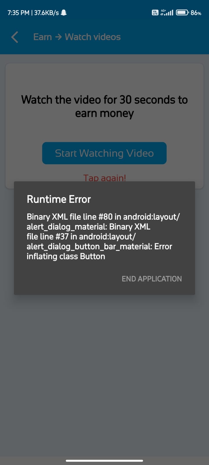 Kodular runtime error while opening ad manager ads - Discuss - Kodular ...
