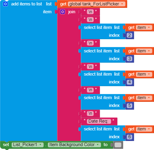 List Picker - Items each on their own line - Discuss - Kodular Community
