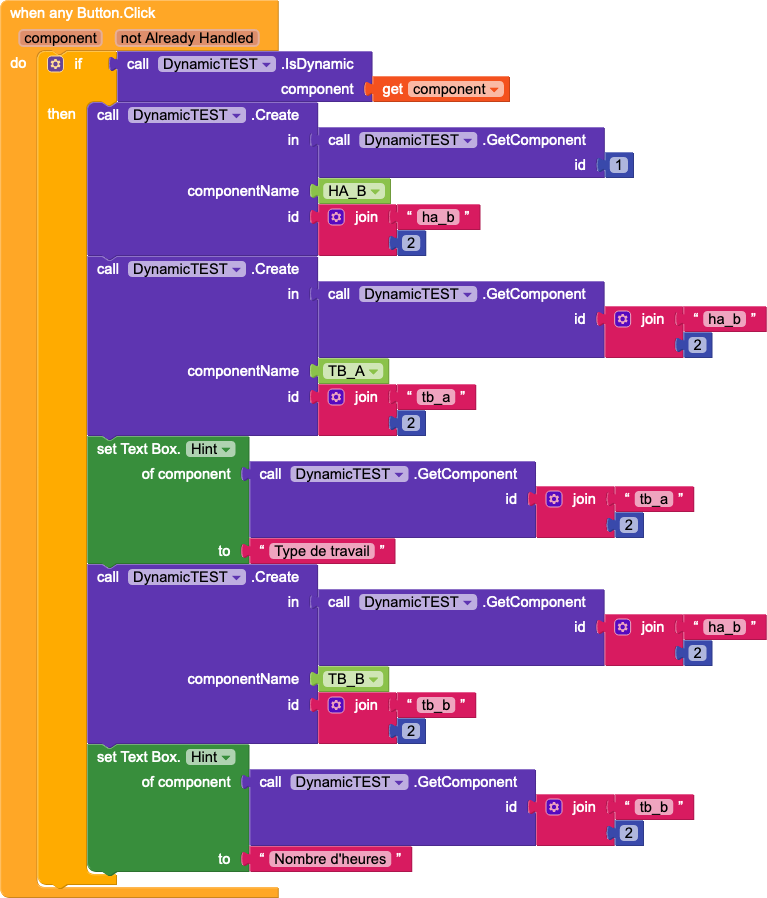 Creation of elements after a button click - Discuss - Kodular Community