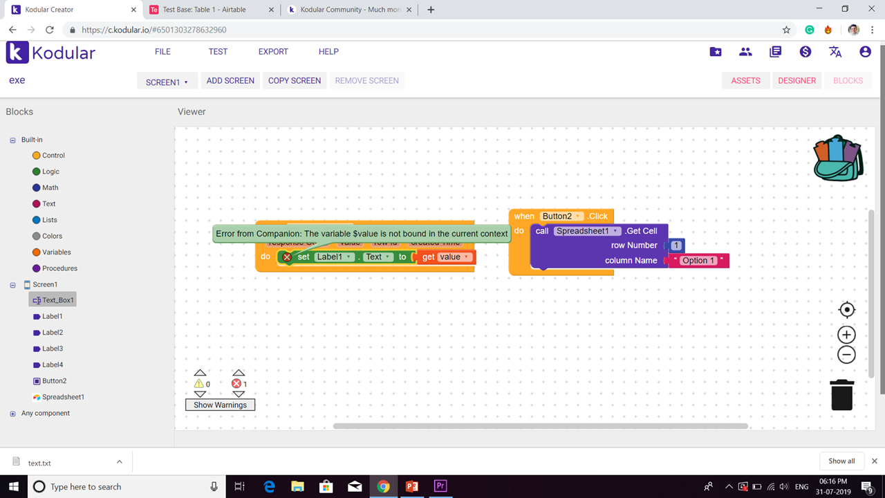 Kodular Math App Best way to load questions to make a quiz app? - Discuss - Kodular ...