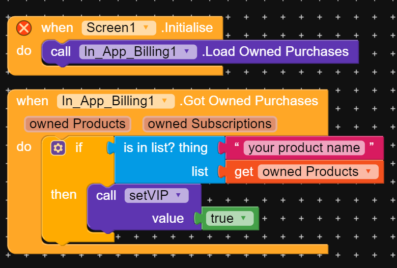 In App Billing linking to user - Discuss - Kodular Community