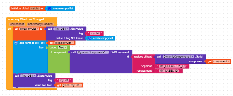Dynamic Components and Check Box - Discuss - Kodular Community