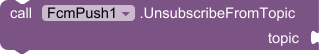 UnsubscribeFromTopic