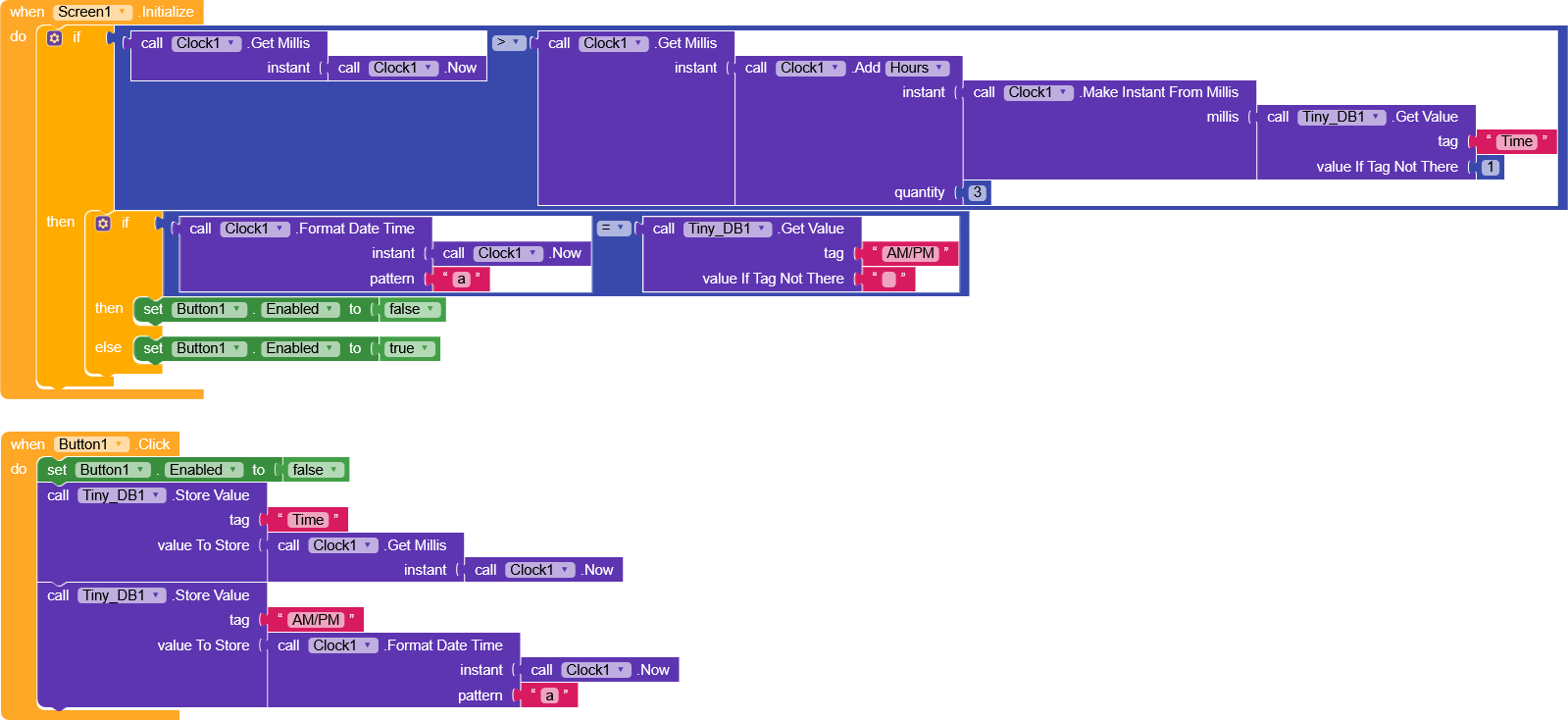 How To Set Exact 3 Hours With Minutes Time Limit? - Discuss - Kodular ...